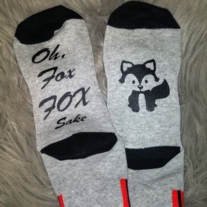 🐶 2 for $12 🐶 Oh For Fox Sakes Socks